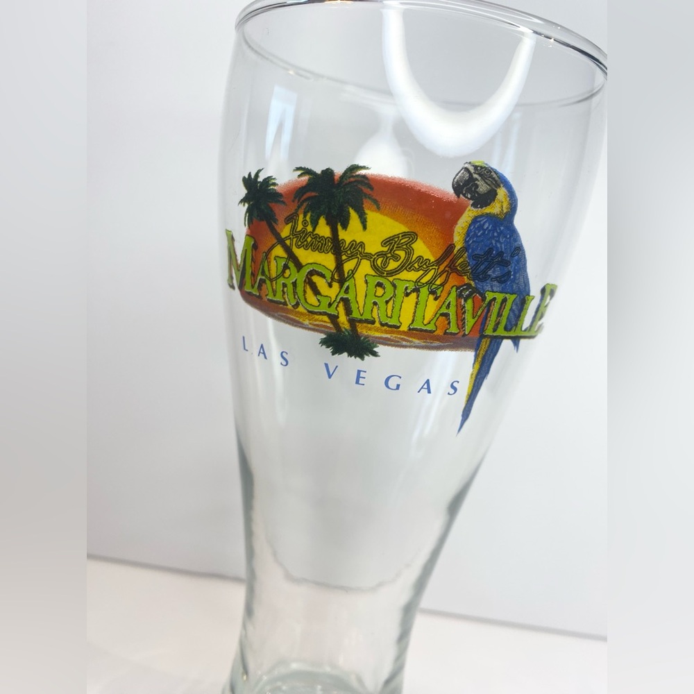 Jimmy Buffet Margaritaville Pint Glass Las Vegas Vintage Beer Glass